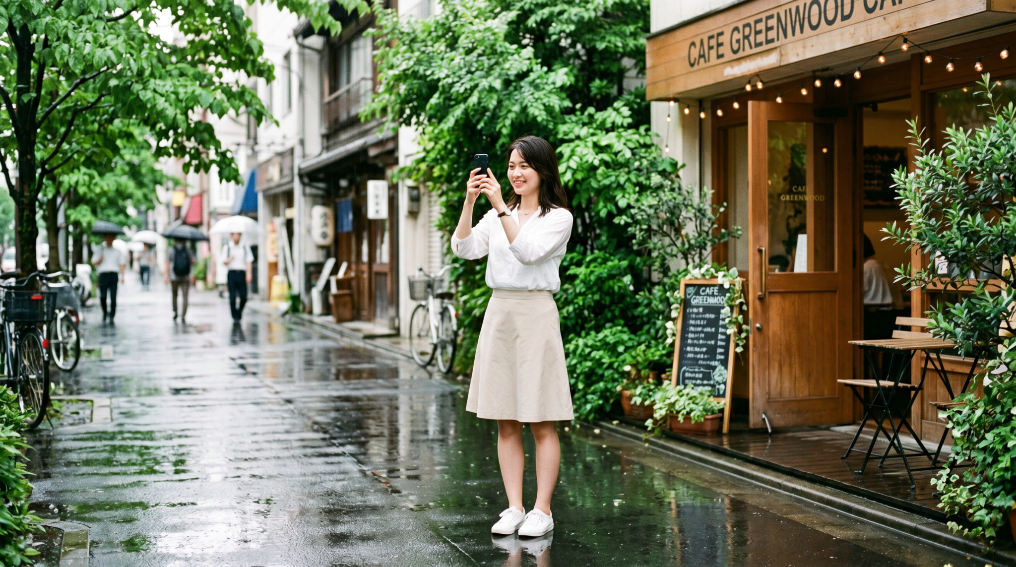 雨上がりの街を、24枚だけ撮る。スマホで始めるフィルム写真散歩